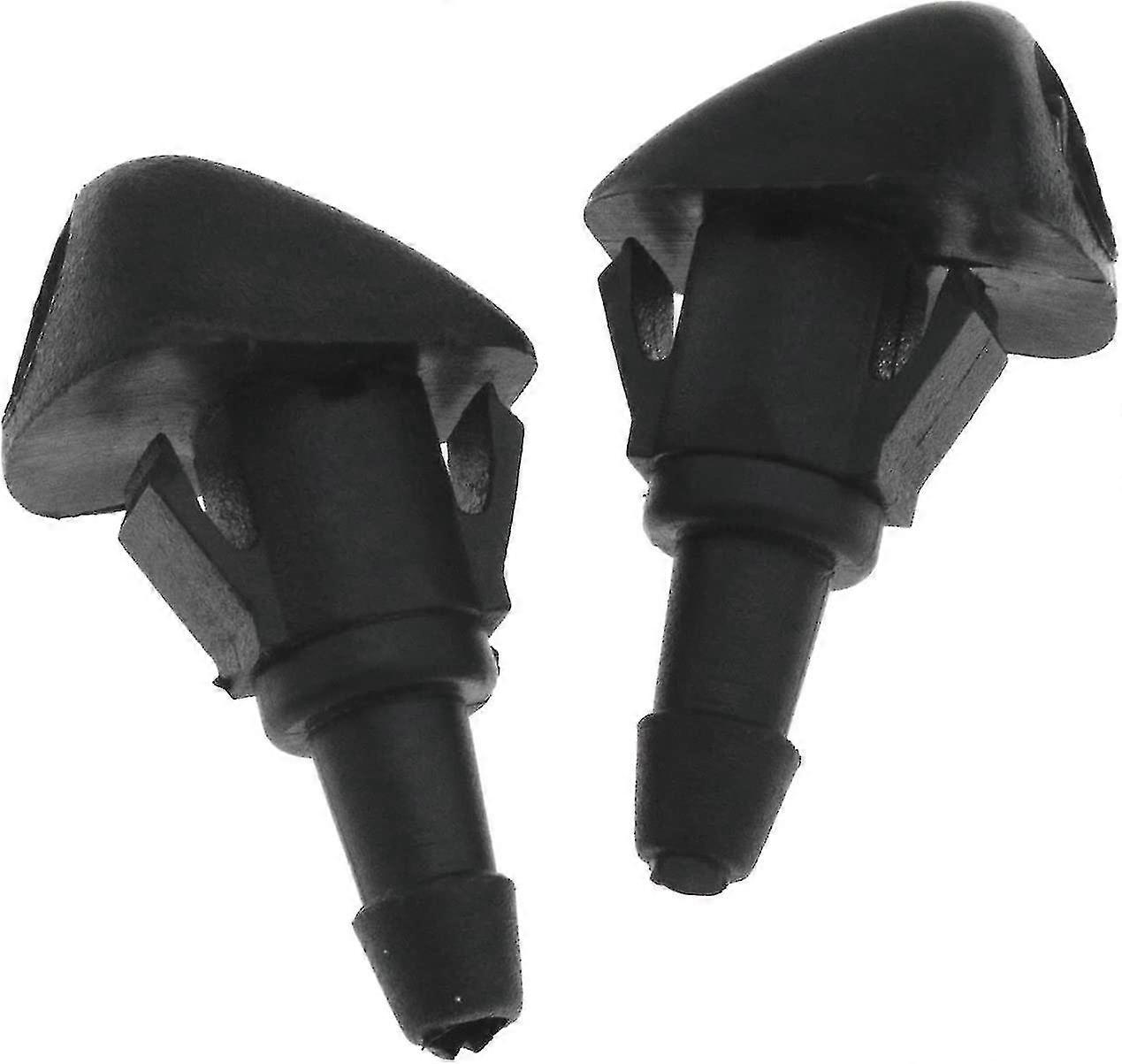 Wiper Nozzle Windscreen Washer Nozzle Sprayer Window Sprayer For Car (black) (2pcs)