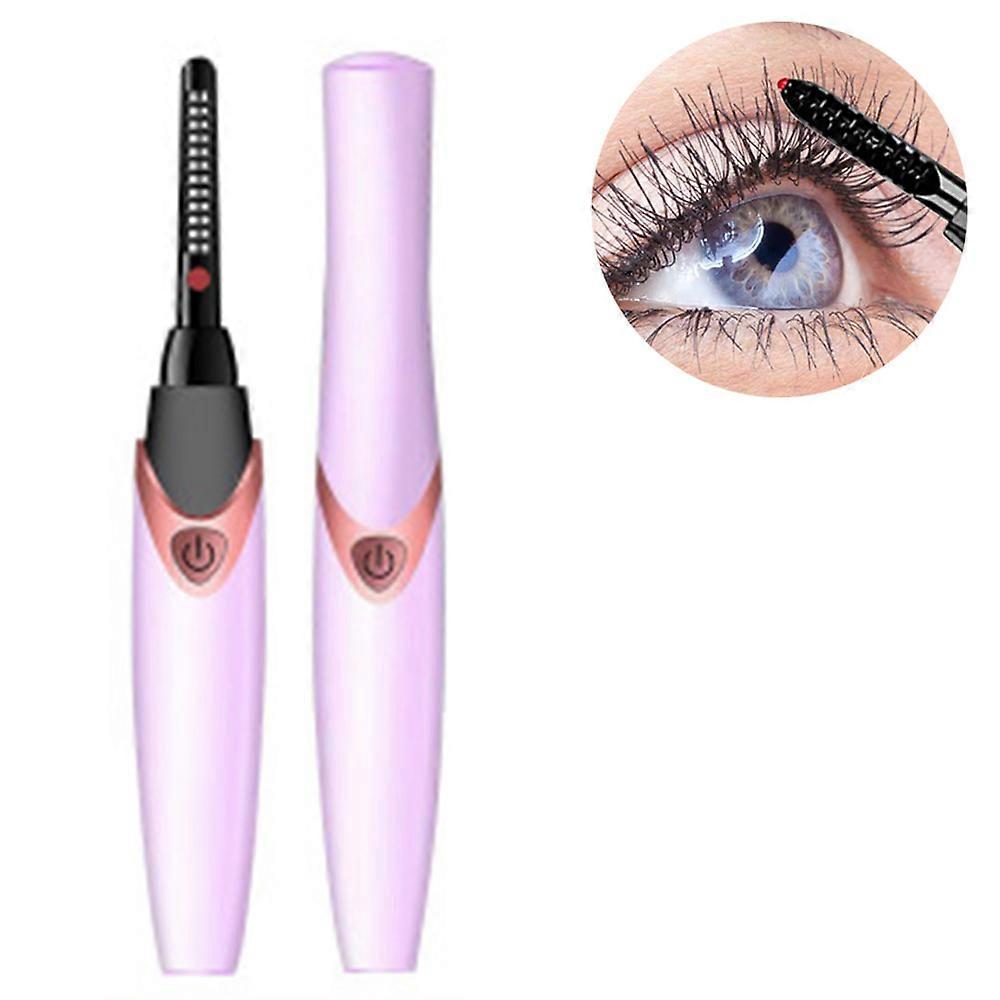 Rechargeable Electric Eyelash Curler - Adjustable Temperature Curling Tool for Long-Lasting Natural Lashes