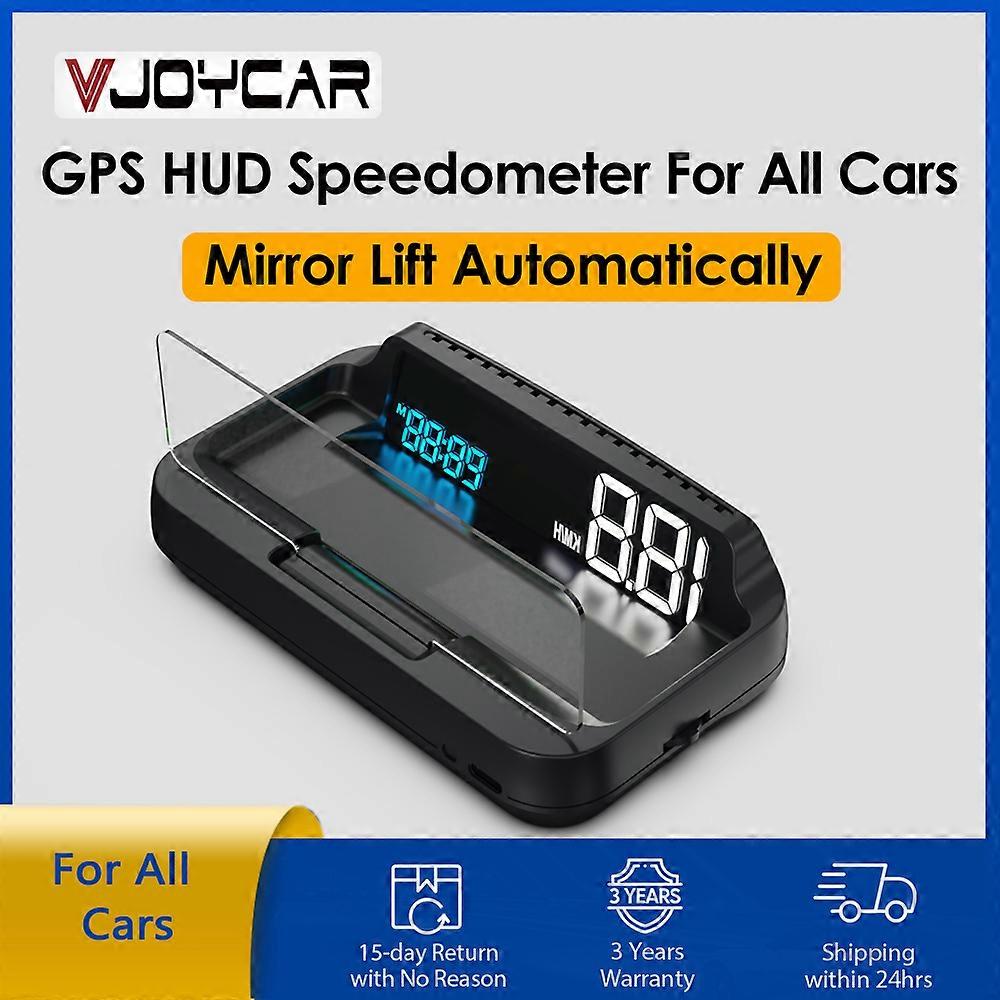 car 2023 est Auto-Lift Mirror Unique GPS HUD Large & Clear Speed Projector KM/H MPH Clock Car Accessories for All Cars
