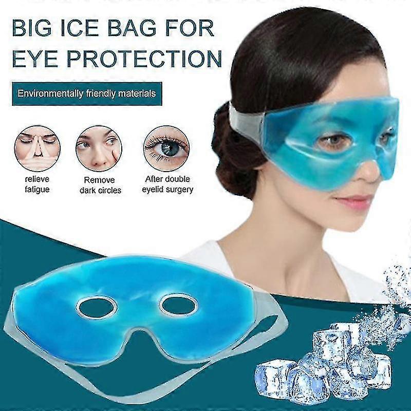 Cooling Ice Eye Mask Soulager la fatigue oculaire Éliminer les cernes Sommeil Soins des yeux
