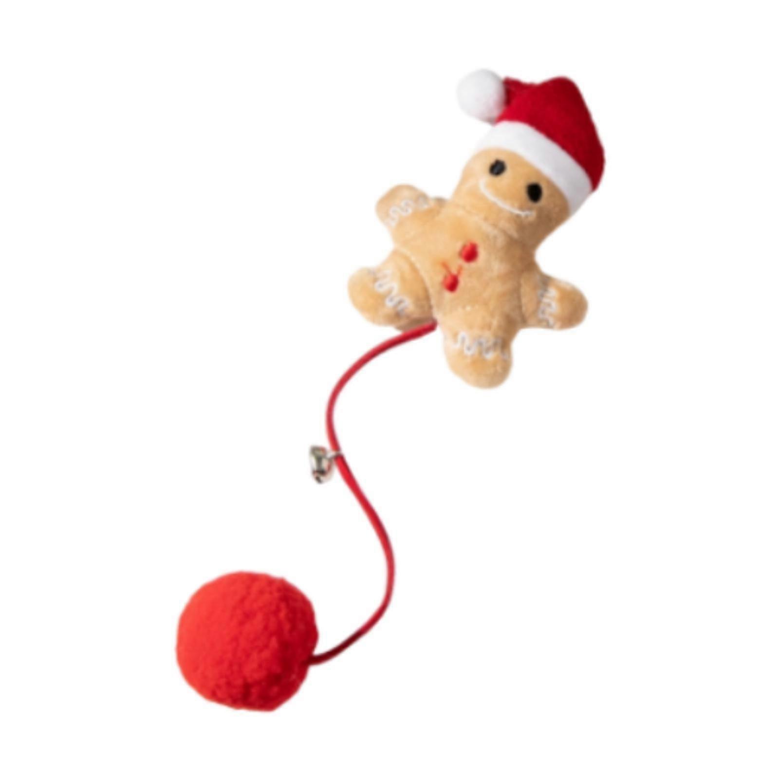 Christmas Cat Toy Creative Soft Funny Cat Molar Toy for Puppy Indoor Cat Pet A