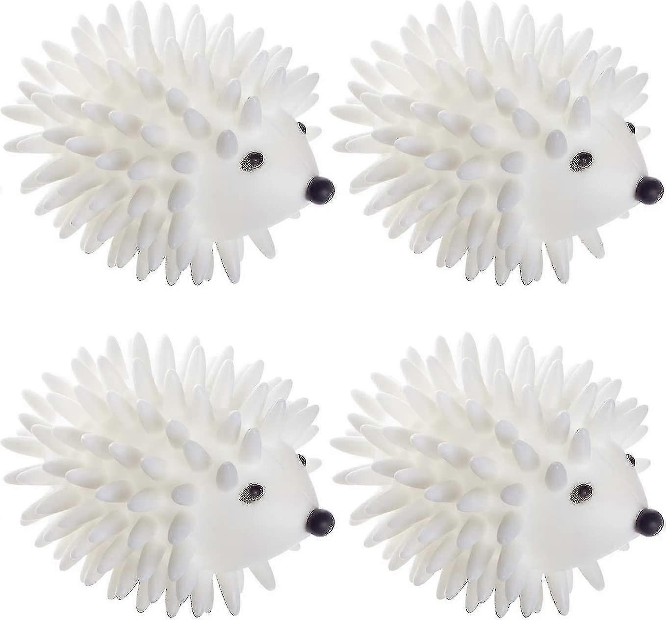 4 Pcs Dryer Balls, Reusable Hedgehog Laundry Dryer Balls For Dryer Machine Anti Static Soft Laundry Washing Balls