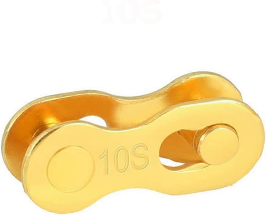 Bicycle Missing Links, Missing Quick Links Bicycle Chain Connector Set Bicycle Chains 10 Speed Chains Gold, 4 Pairs Pack