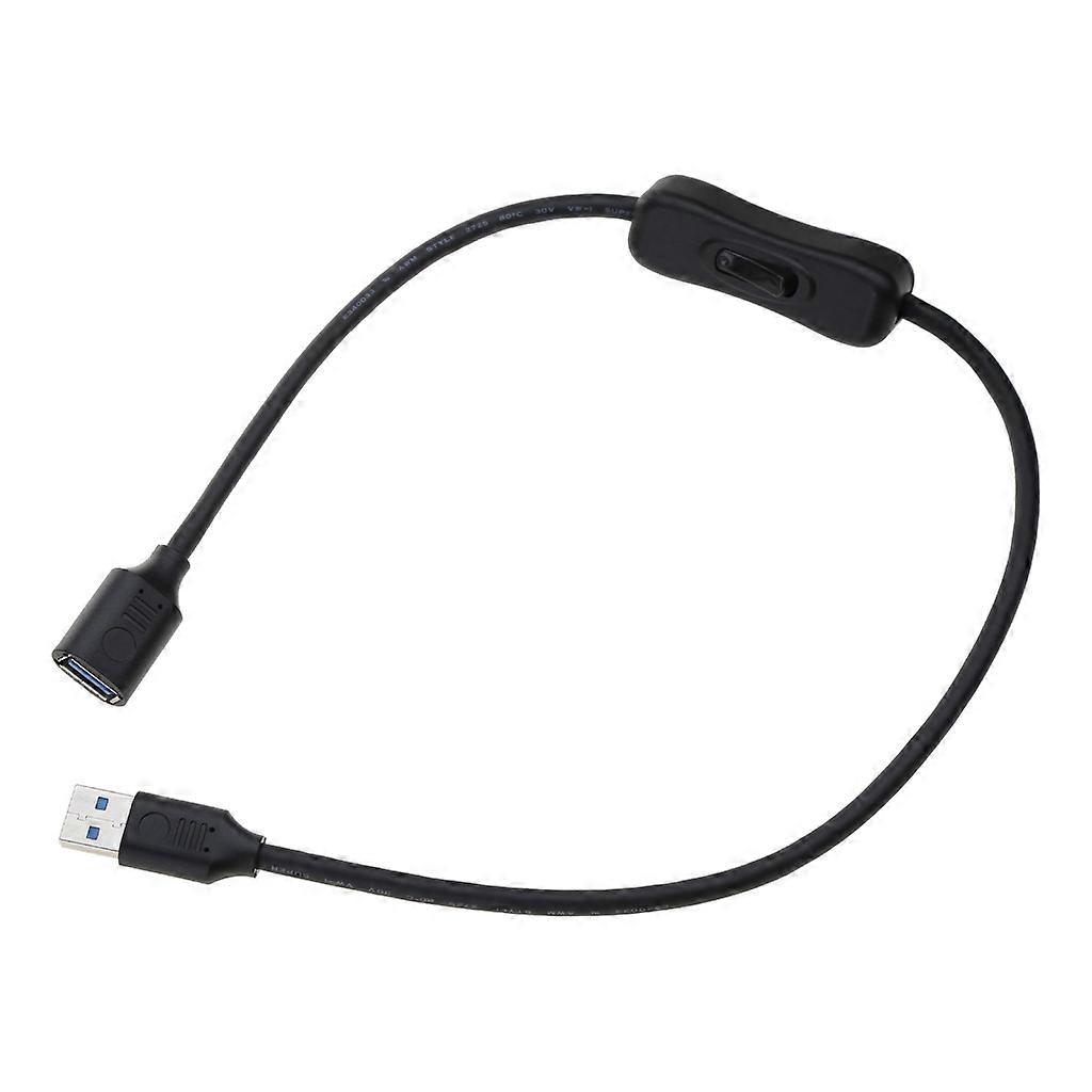 Data Sync Line USB3.0 Extender Cord USB Extension Cable Wire with ON OFF Switch