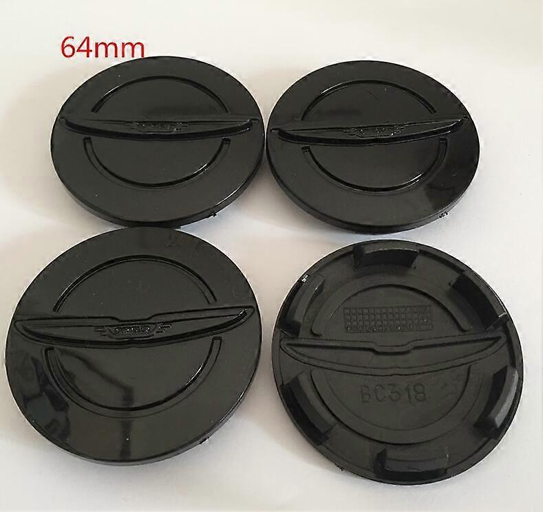 4件54mm 64mm克莱斯勒300c汽车徽章轮毂盖徽章盖汽车造型配件