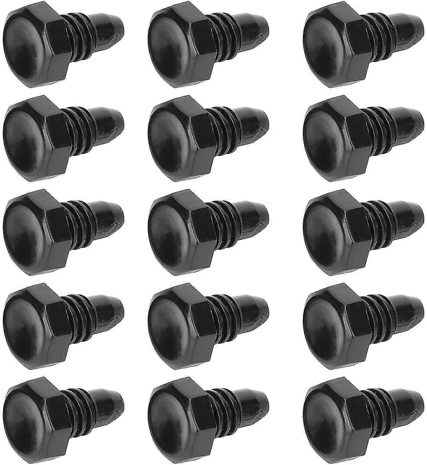 Billiard Cue Cover 15 Pcs Billiard Bottom Plug Protector Case Dust Proof Cover