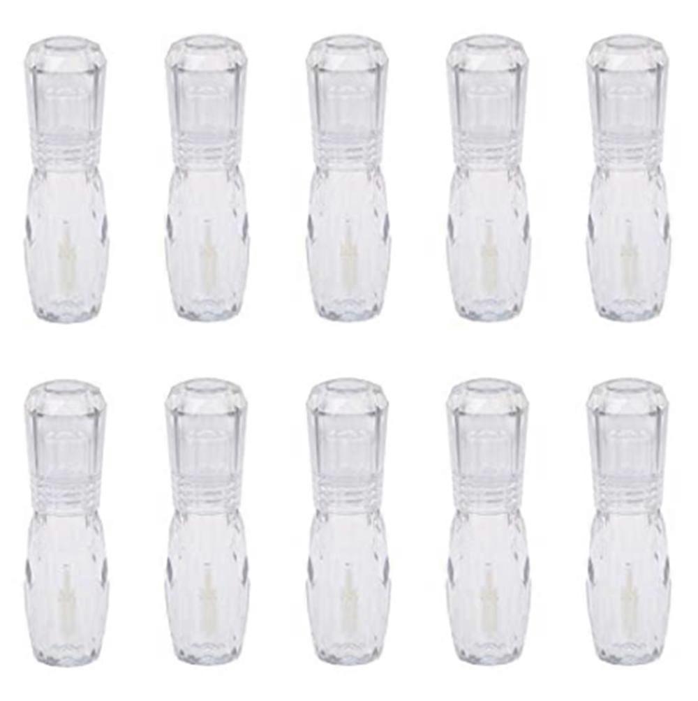 Transparent Plastic Cosmetics Cream Jar Pot Diamond Cream Box with Lid Empty Bottle Refillable Bottle and Transparent Plastic Funnel Hopper Clear DIY