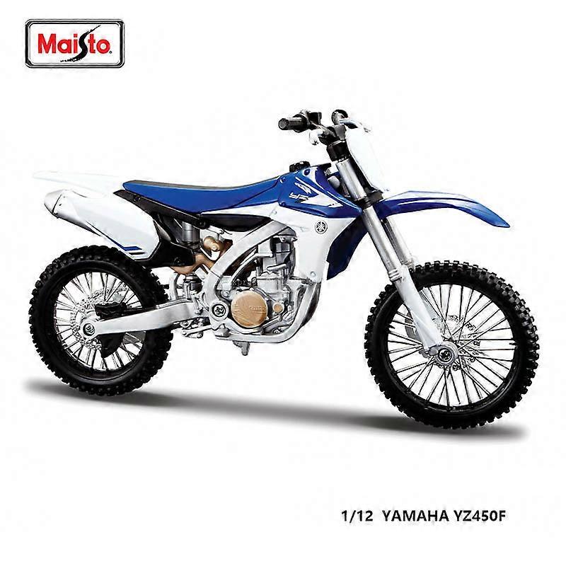Maisto 1:12 مقياس YAMAHA YZ450F النسخ المتماثلة للدراجات النارية مع تفاصيل أصلية دراجة نارية نموذج جمع هدية لعبة
