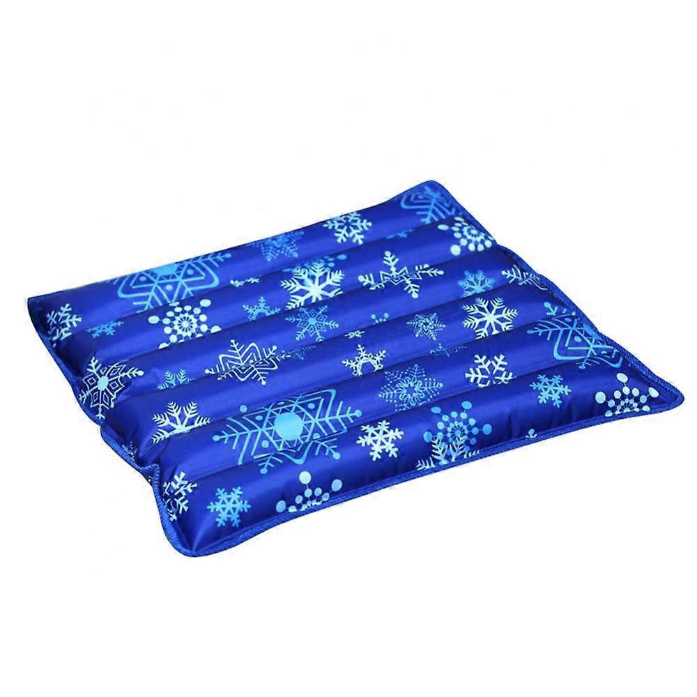 Snowflake Drip Print Water Filling Ice Cushion Home Car Chair Pad Cooling Pillow