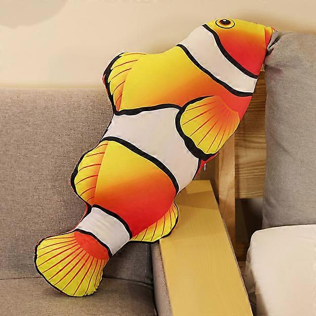 30cm 3D Simulation Gold Fish Plush Toys Stuffed Soft Animal Carp Plush Pillow Creative Sofa Pillow Cushion Gift Kids Toy