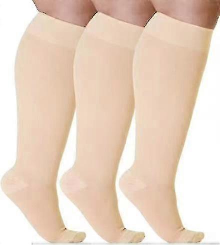 Plus Size Compression Socks 20-30 Mmhg For Men And Women Wide Calf Extra Largefor
