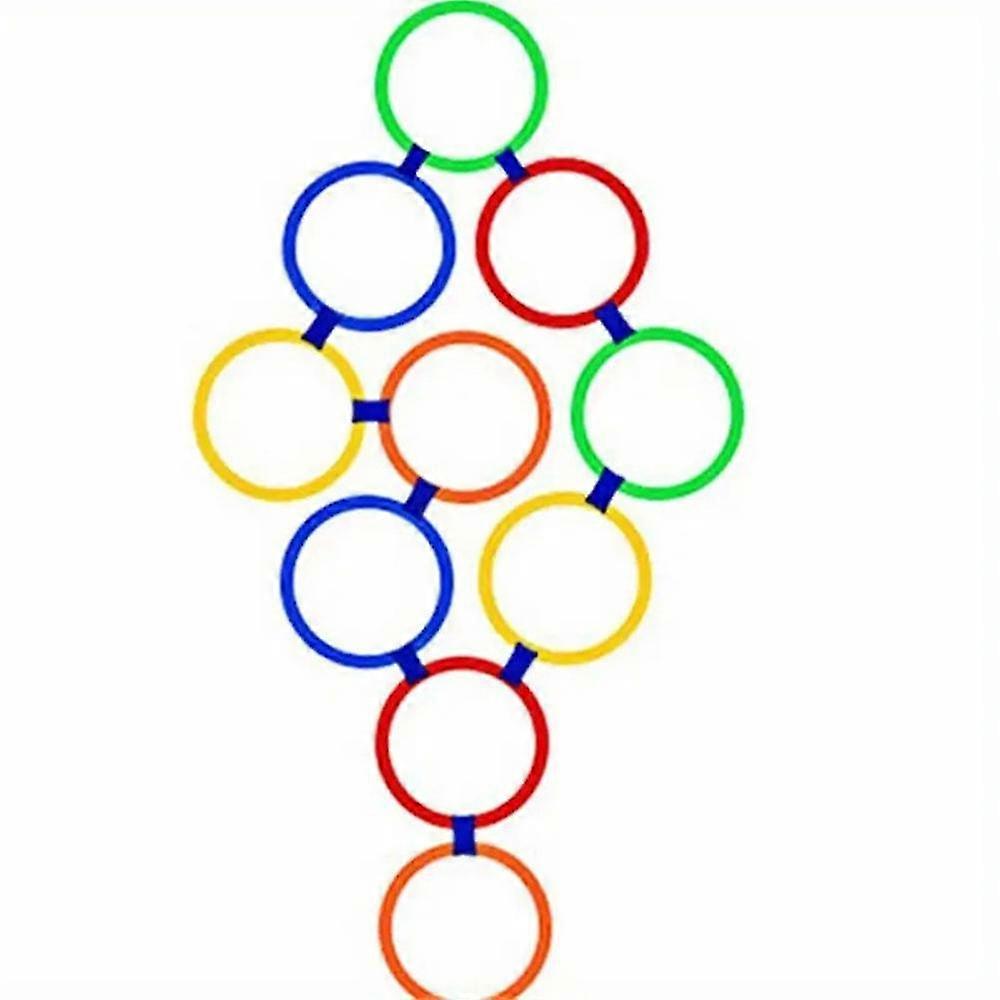 石蹴りリングゲーム石蹴り止めフープ、子供用コネクタ付き屋内/屋外楽しいコンディショニング、敏捷性トレーニング