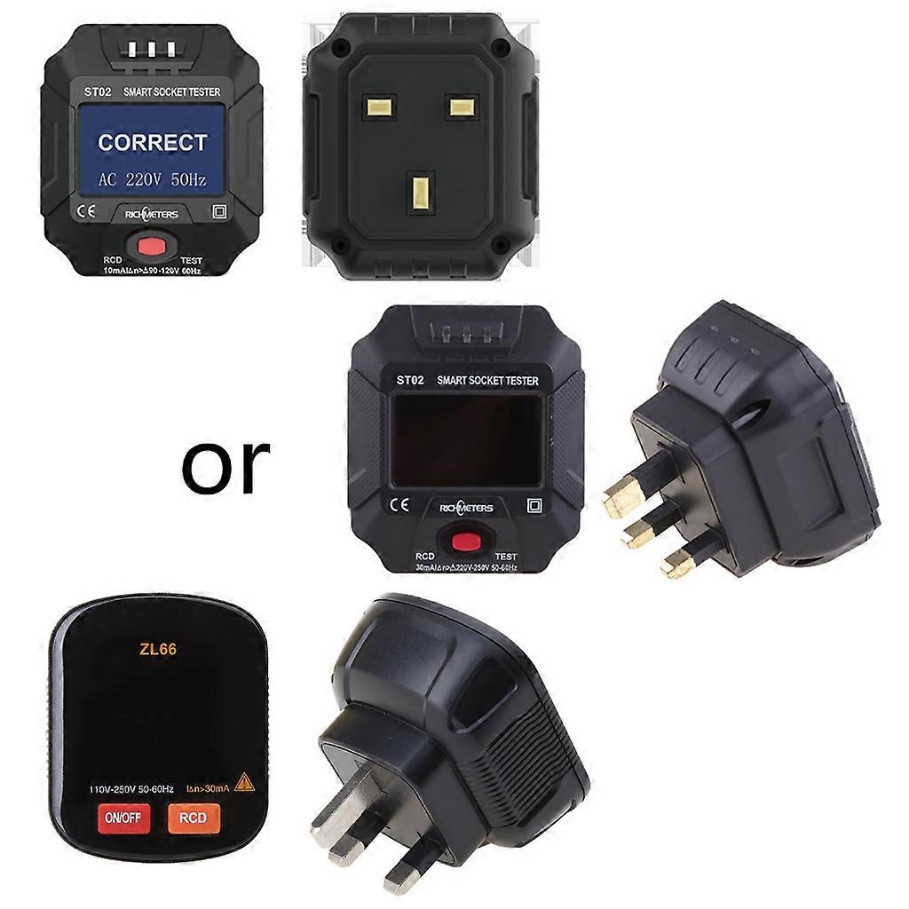 Socket Outlet Tester Circuit Detector Wall Plug Breaker for Smart Voltage Finder