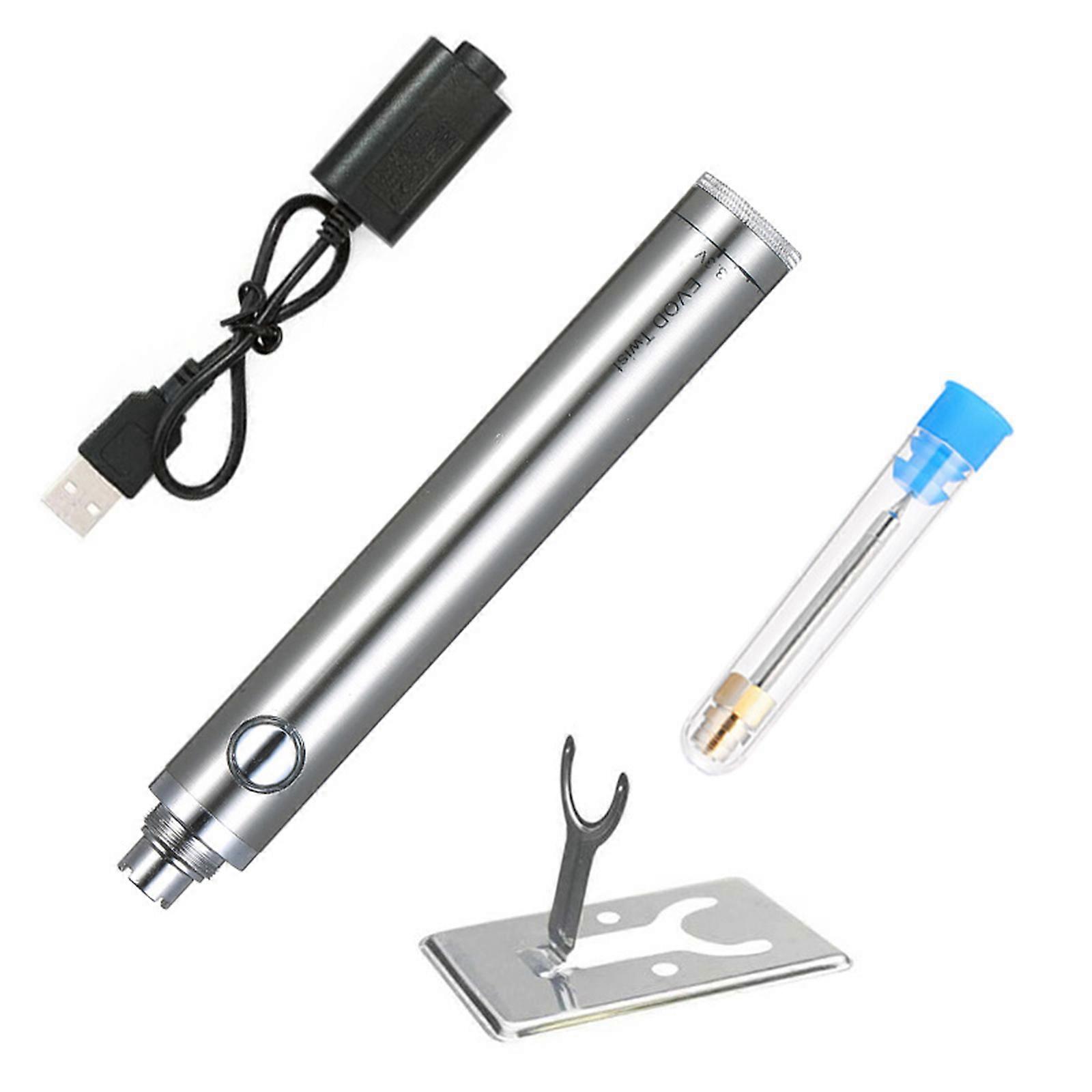 USB Soldering Iron Kit with Stand 5V 8W with Indicator USB Portable 5V 8W