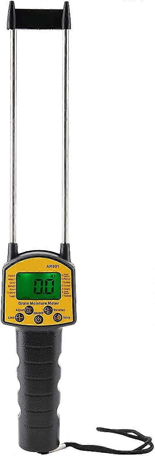 Moisture Content Analyzer,ar991 Portable Digital Grain Moisture Meter Moisture Detector For Wheat Corn Rice Peanut Soybean Betterlifefg
