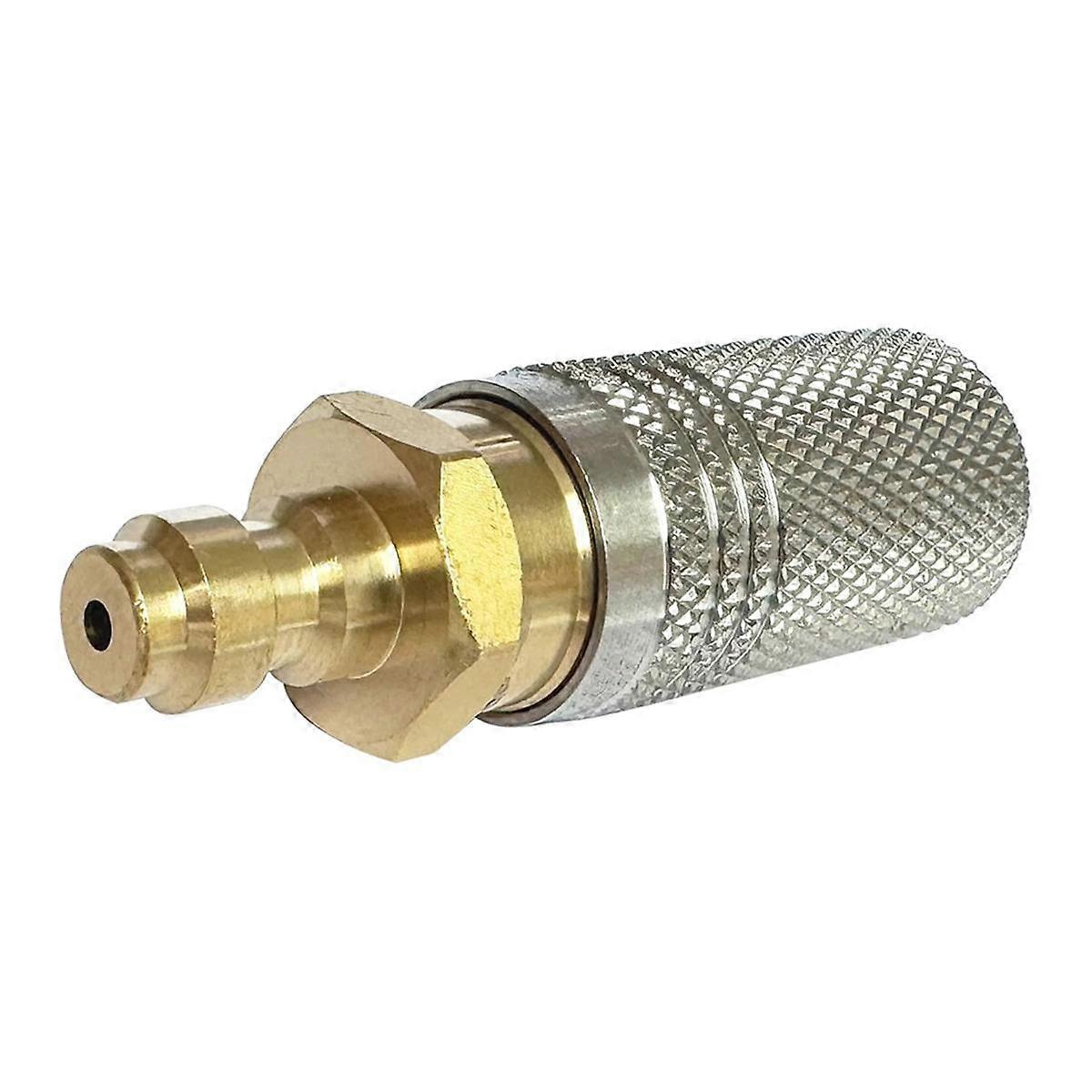 8mm Male Quick-Disconnect Plug Adapter with 8mm Female Quick-Disconnect Coupling Adapter Stainless