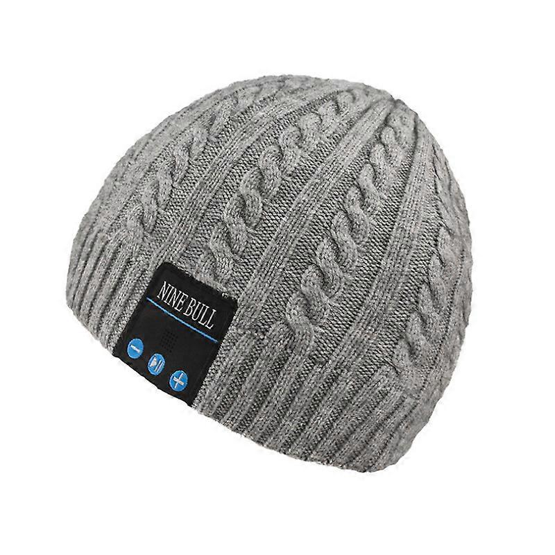Bluetooth Music Headset Beanie Built-in Stereo Speaker Knitted Hat for Men Women Running Cap Outdoor Sports For Smart Phone