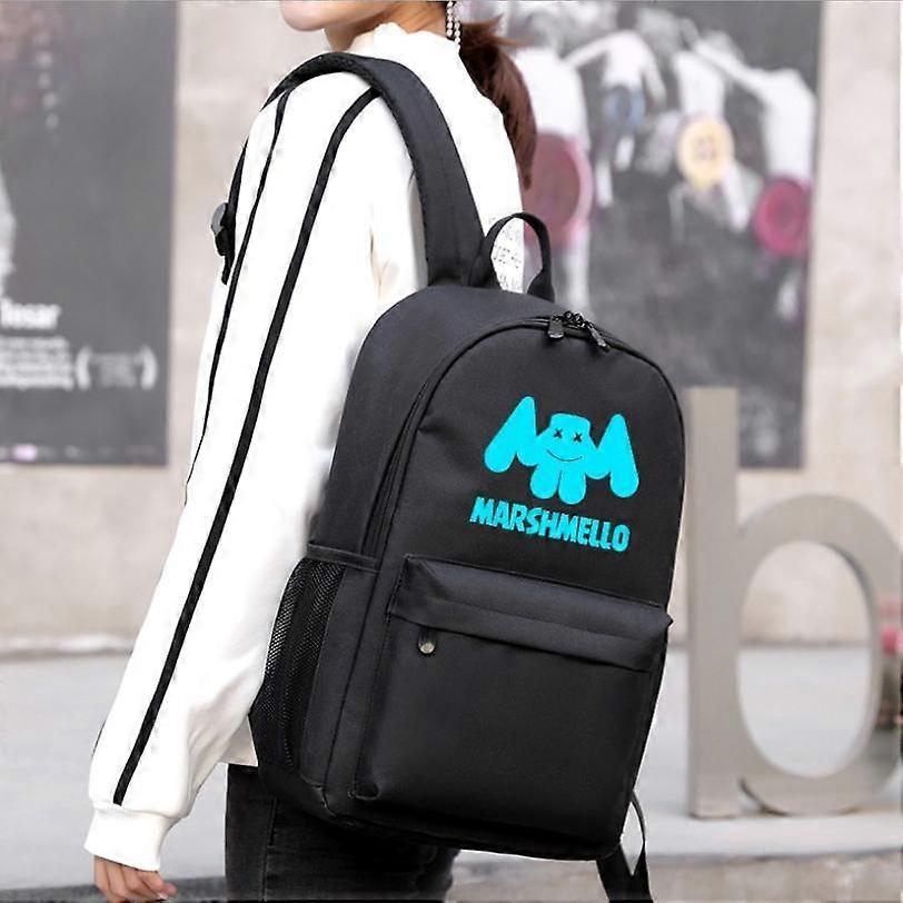 DJ marshmello חדש אנימה משחק דמות לאון תרמיל גברים נשים נסיעות מחשב נייד תיק כתף ילדים בני נוער תיקי בית ספר תיק ספר מתנה
