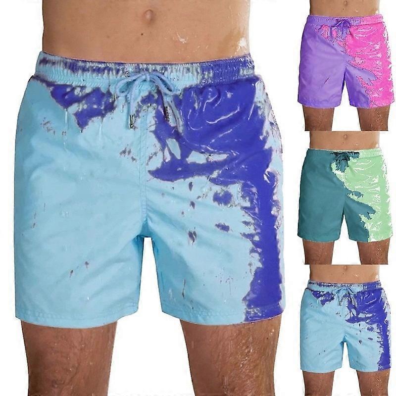 Magical Change Color Beach Shorts Hommes Maillots de bain Maillot de bain Quick Dry