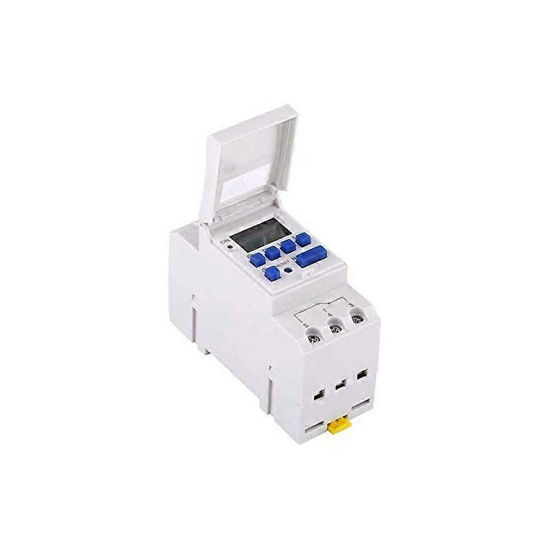Electric Time Programmer Timer Relay Time Switch LCD Display Preset Weekly Programmable (220V)