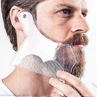 Accessories Face Men's Beard Comb Beard Modeling Model Hairstyle Modeling  Shaving Guide