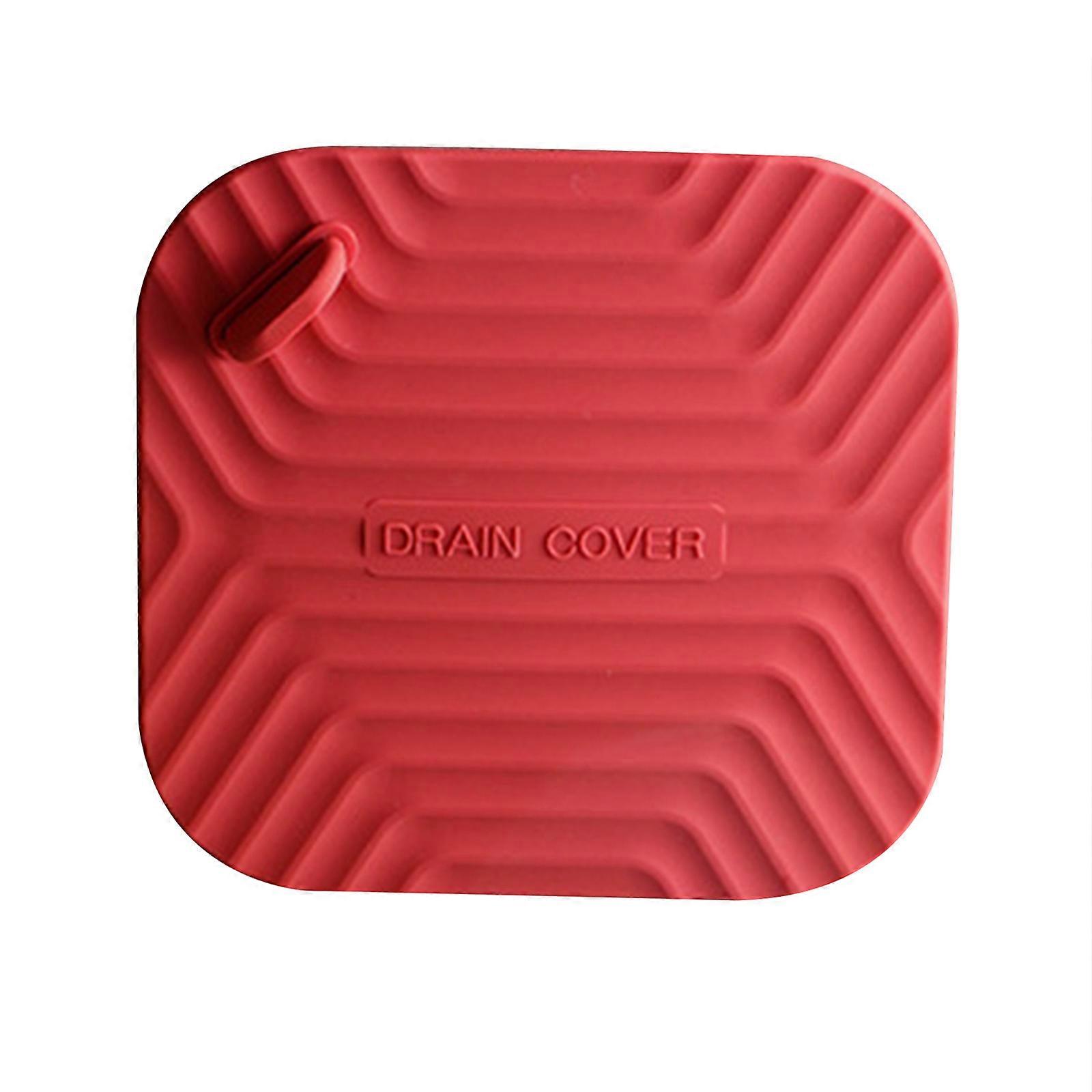 Kitchen Sink Filter Anti Clogging Silicone Floor Drain Cover With Handle Deodorant Plug
