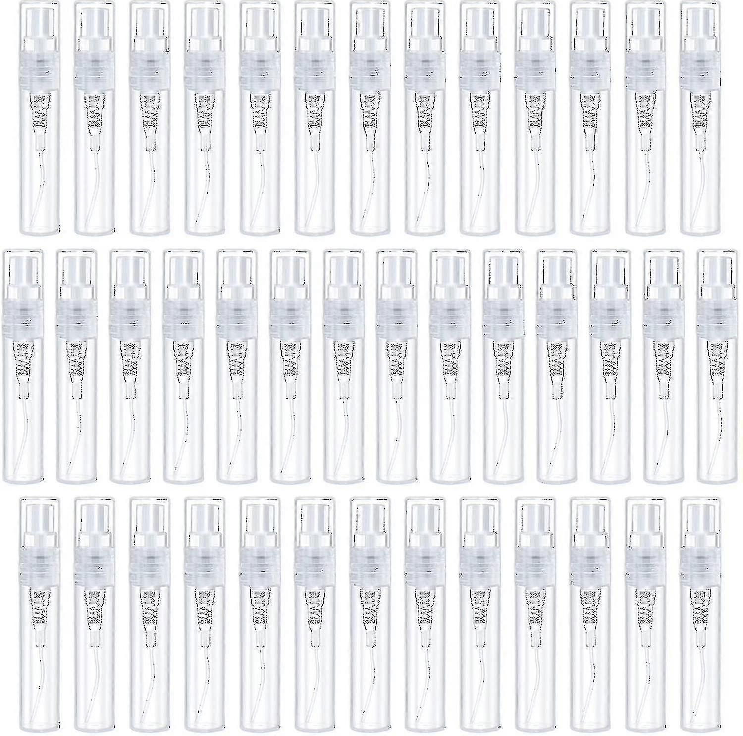 40 Pcs Mini Spray Bottle Empty Perfume Atomiser Clear Perfume Bottle 3ml