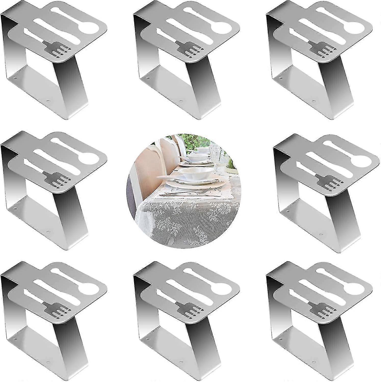 8 Pcs Stainless Steel Tablecloth Clip