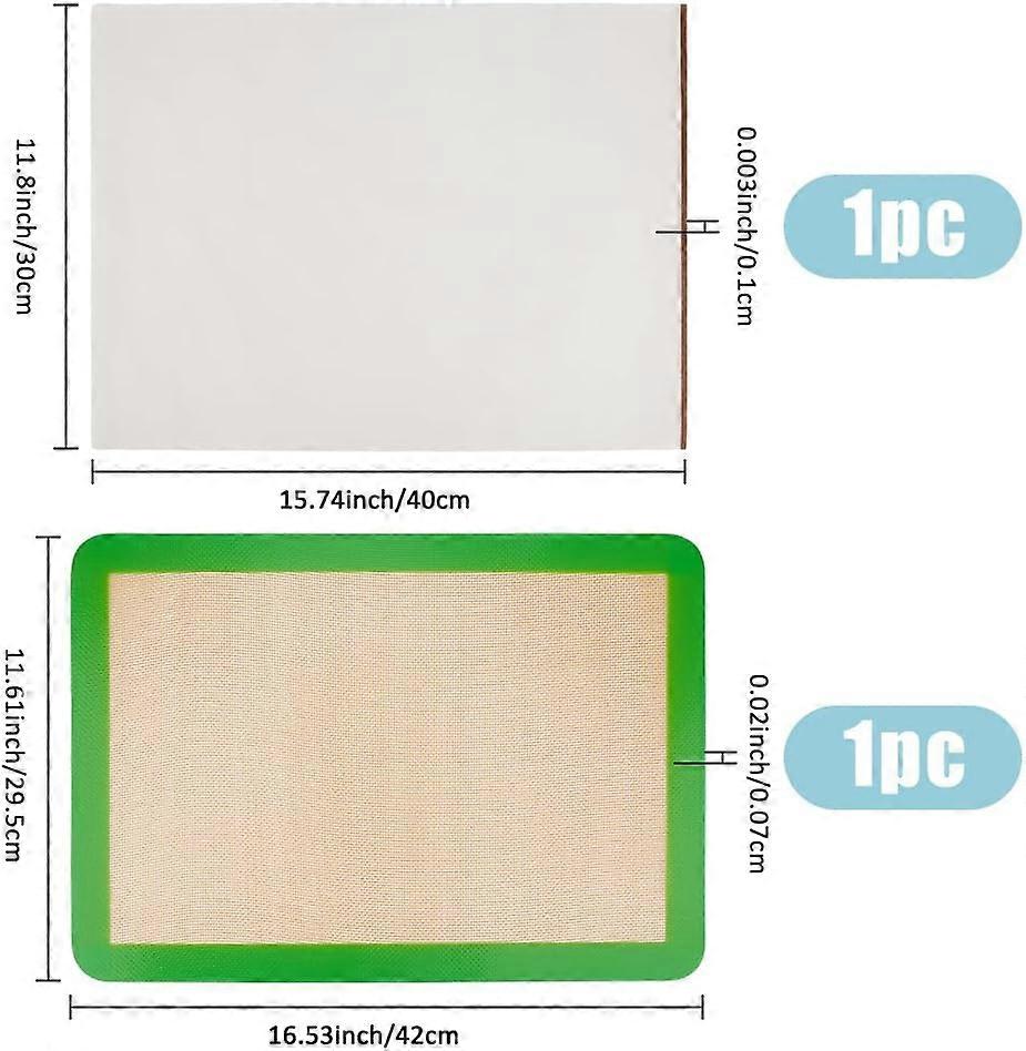 2Pcs Applique Fusing Mat 16.5"x11.6" Sew Appliqu Precision Fusing Mat Non Stick Pressing Sheet Appli-Fuse Mat for Arts Fusible Web Fabric Crafts