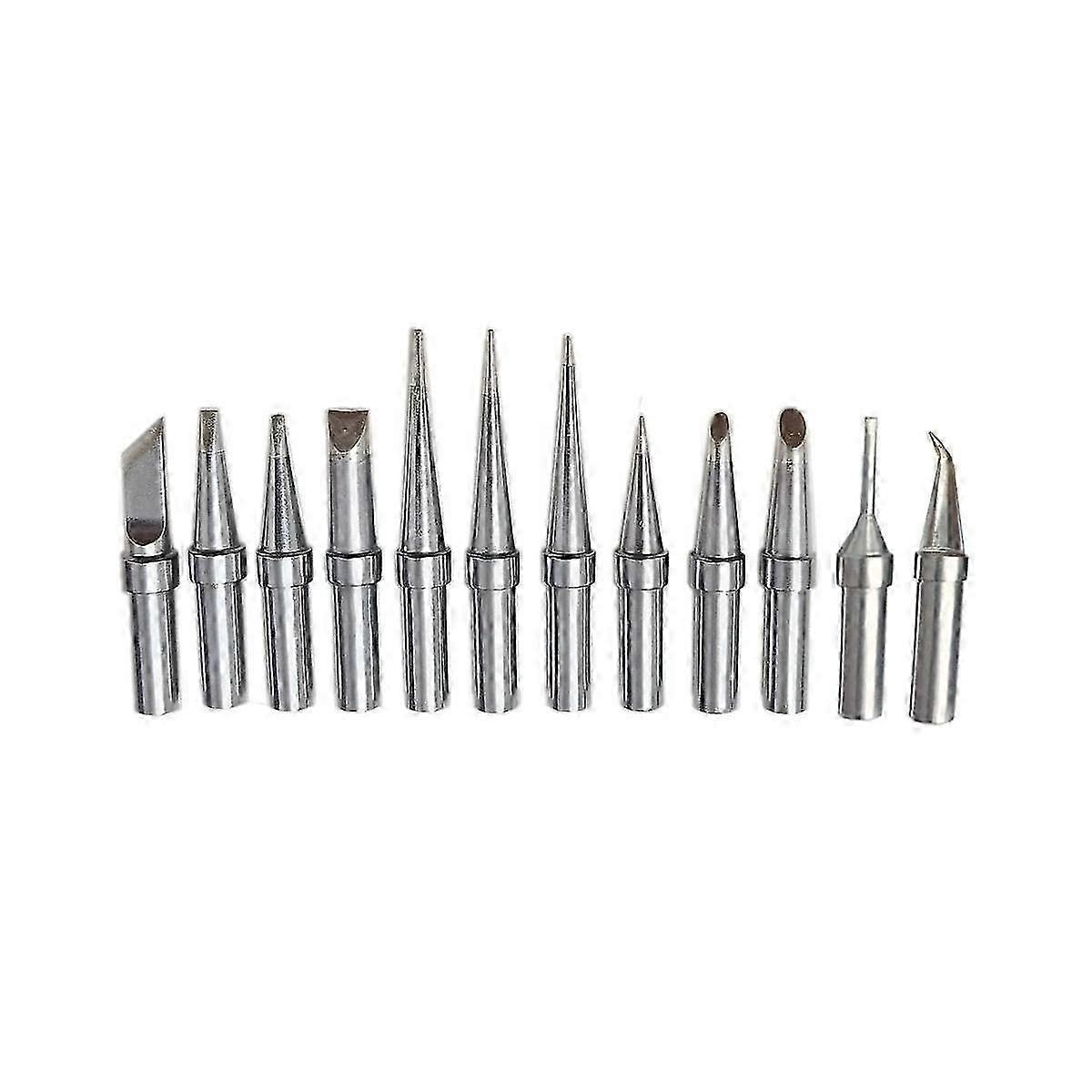 12Pcs Replacement Soldering Iron,ET Tips for WE1010NA WES51 WESD51 PES51 WEP70 Soldering Tips