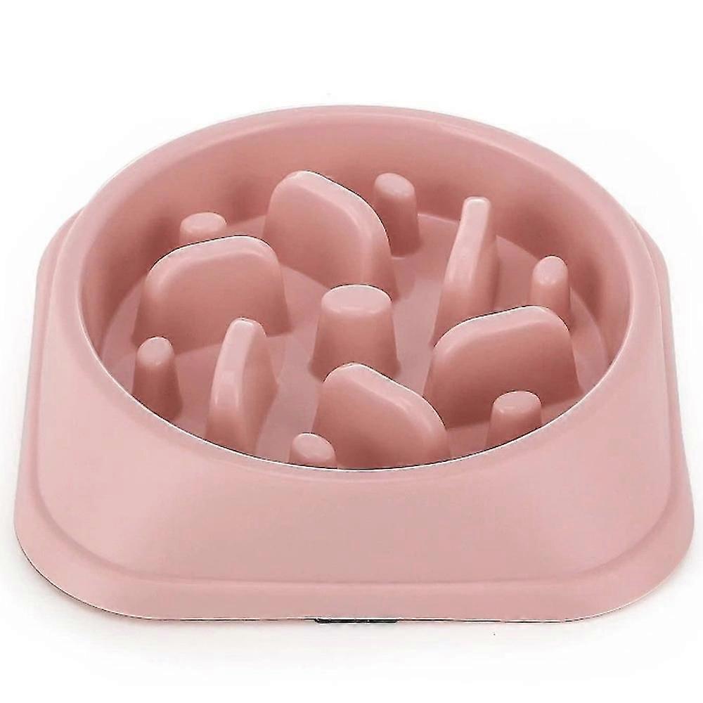 Pet Bowl Slow Food Bowl Feeder Anti Choking Slow Food Bowl Color Practical Dog Bowl