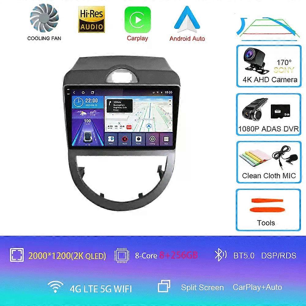 Android 14 für Kia Soul 2009-2013 Eingebautes Carplay Auto Autoradio Stereo Dsp Ips Multimedia Player Gps Navigation Bt Wifi
