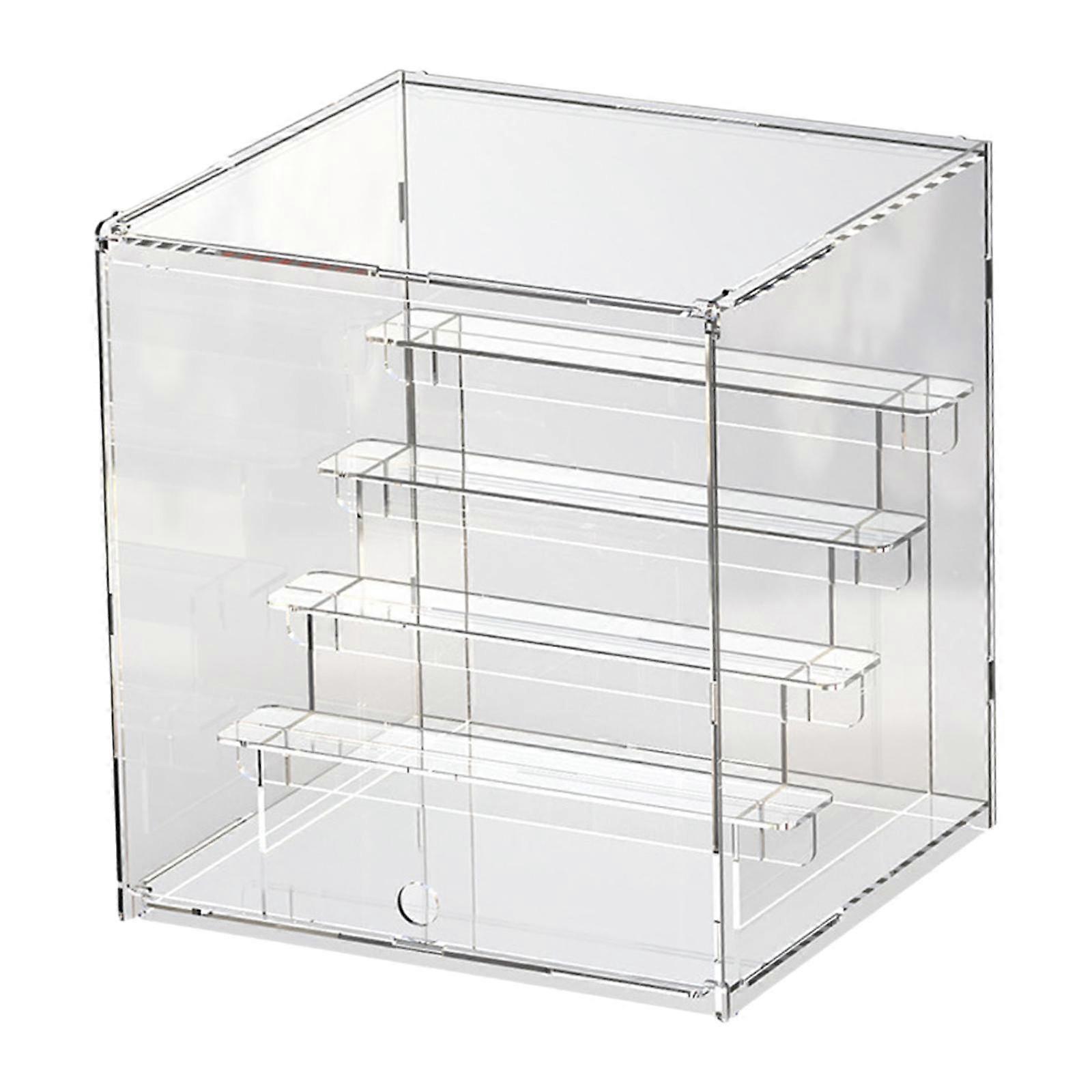 Scale Car Display Box with Shelf Figures Display Stand for Desktop Bedroom