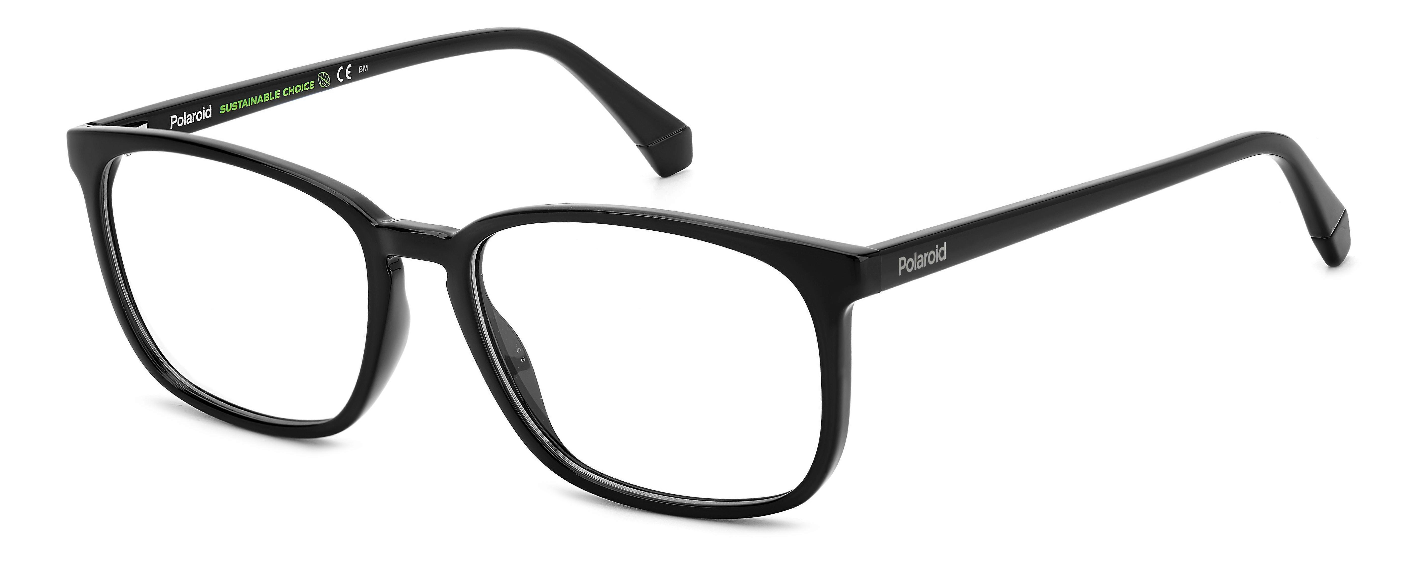 Eyewear Frames POLAROID PLD D488 807 BLACK 56/17/145 MAN