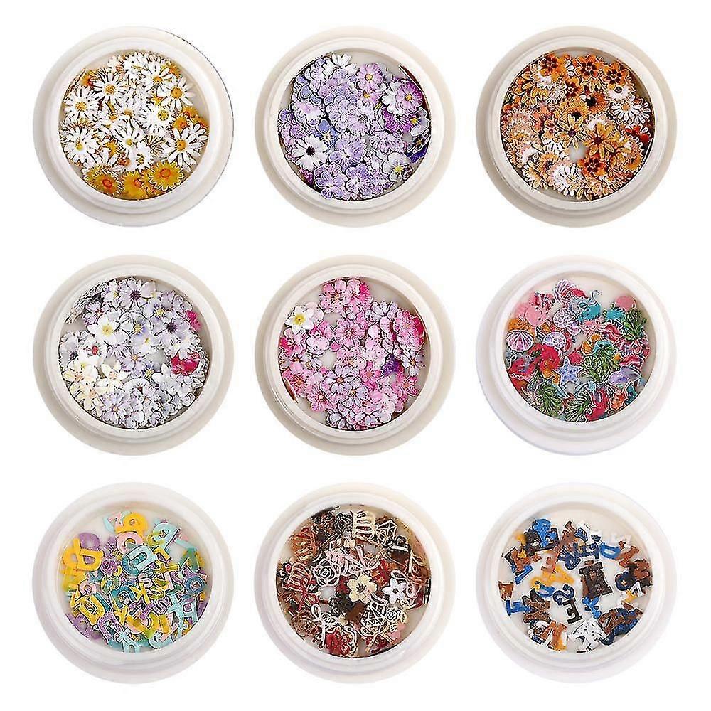 Flower Nail Art Sequins Decalsfor Diy Nail Art Decoration,8672