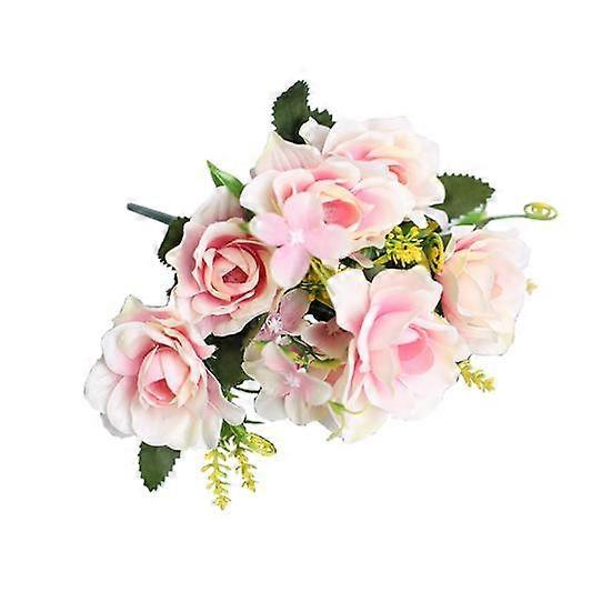 Artificial Gardenia Decorative Lifelike Faux Silk Flower DIY Fake Floral Simulation for Home