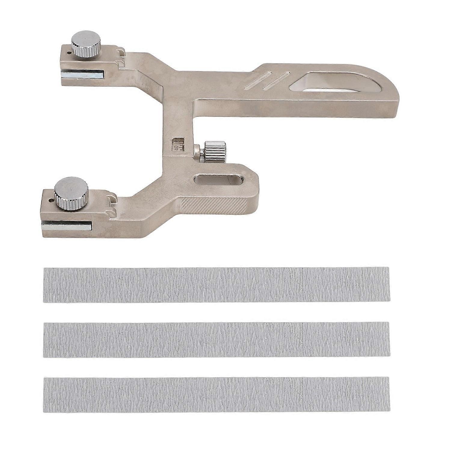 Curved Surface Sander Aluminum Alloy Handheld Model Surfaces Polishing Tool Manual Grinding File wit