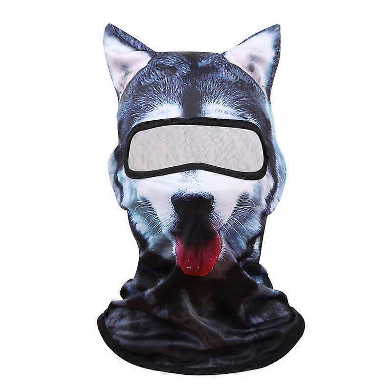 3D Fülek Állatok Macskák Kutyák Nyomtatás Balaclava Arcmaszk