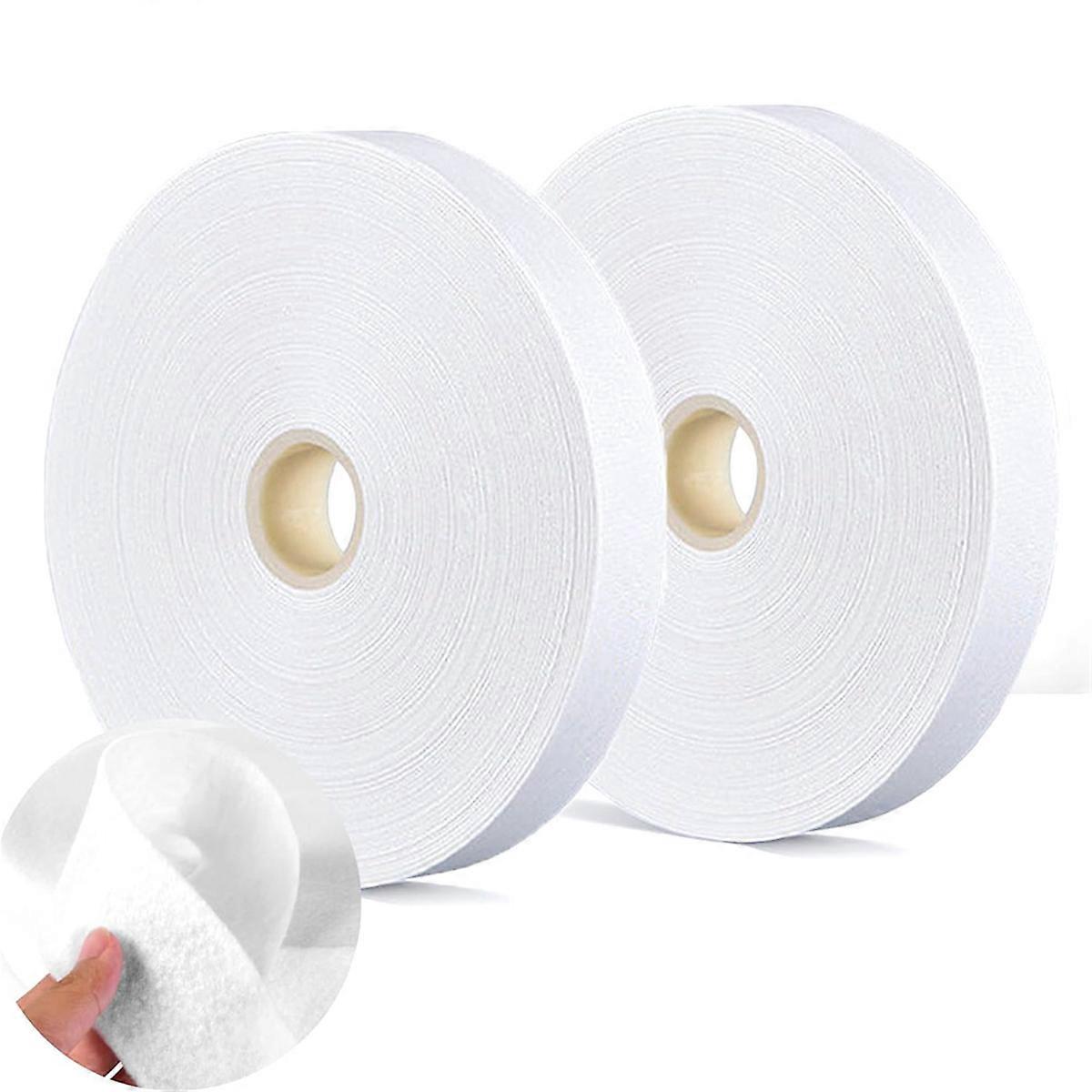 2Rolls JellyRoll Batting Strips ForRugs 2 1/4 en 70 yds, aiguilleté coton mélangé Rolling Roll wi