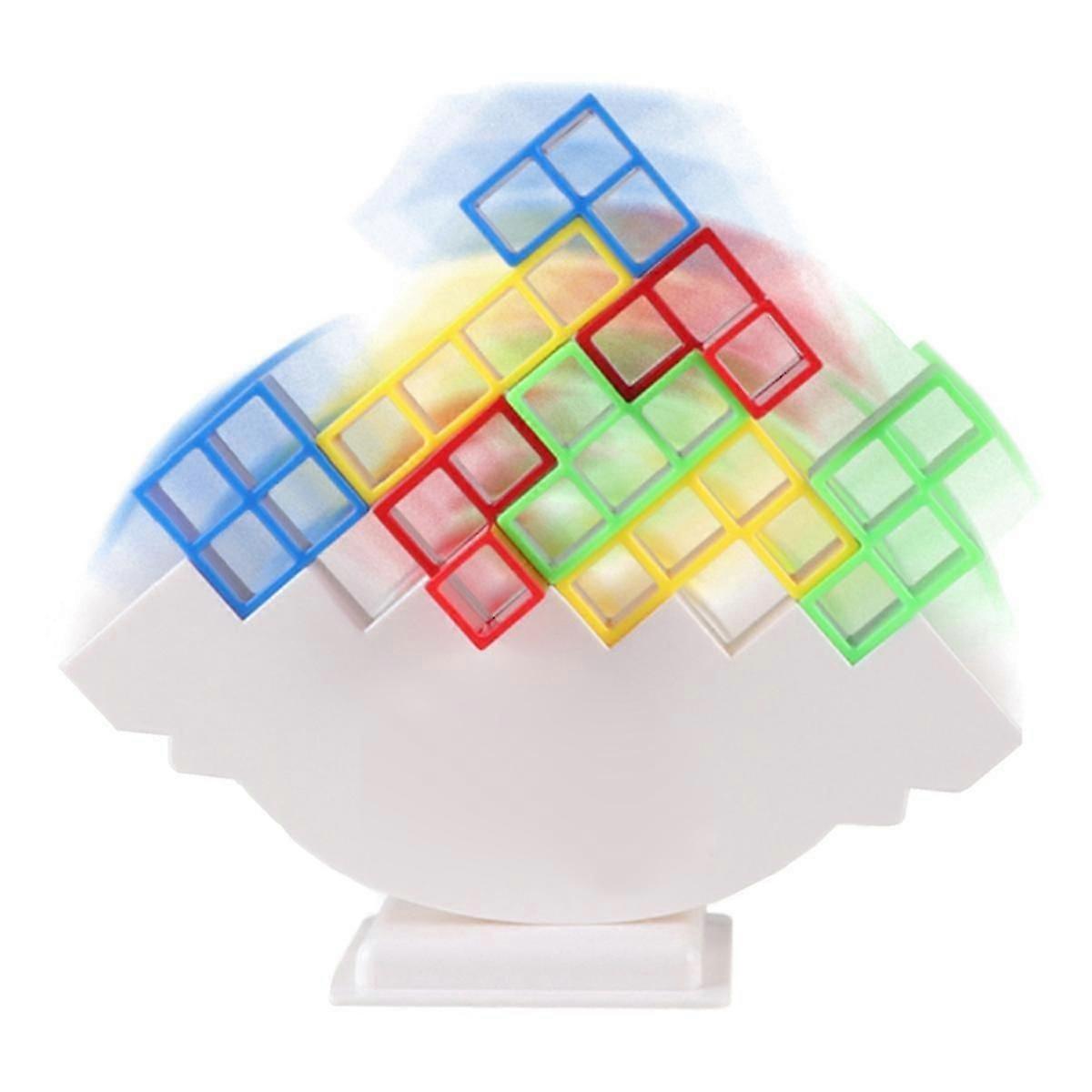 48pcs Tower, Fun Balance Stacking Building Blocks Board Game For Friends, Classroom, Dorm, Family P