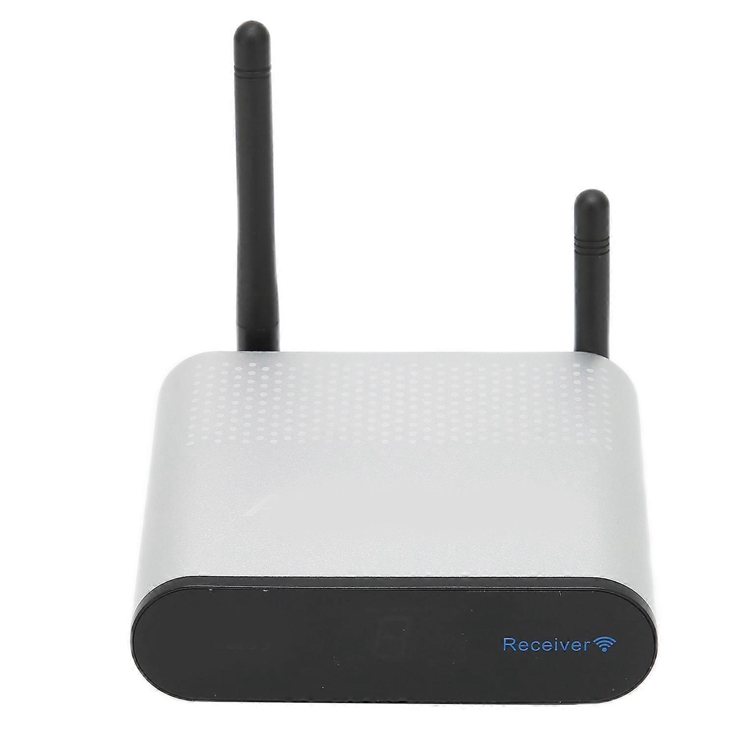 2.4GHz Wireless Audio and Video Sender Audio Video Transmitter and Receiver for DVD DVR IPTV 100‑240