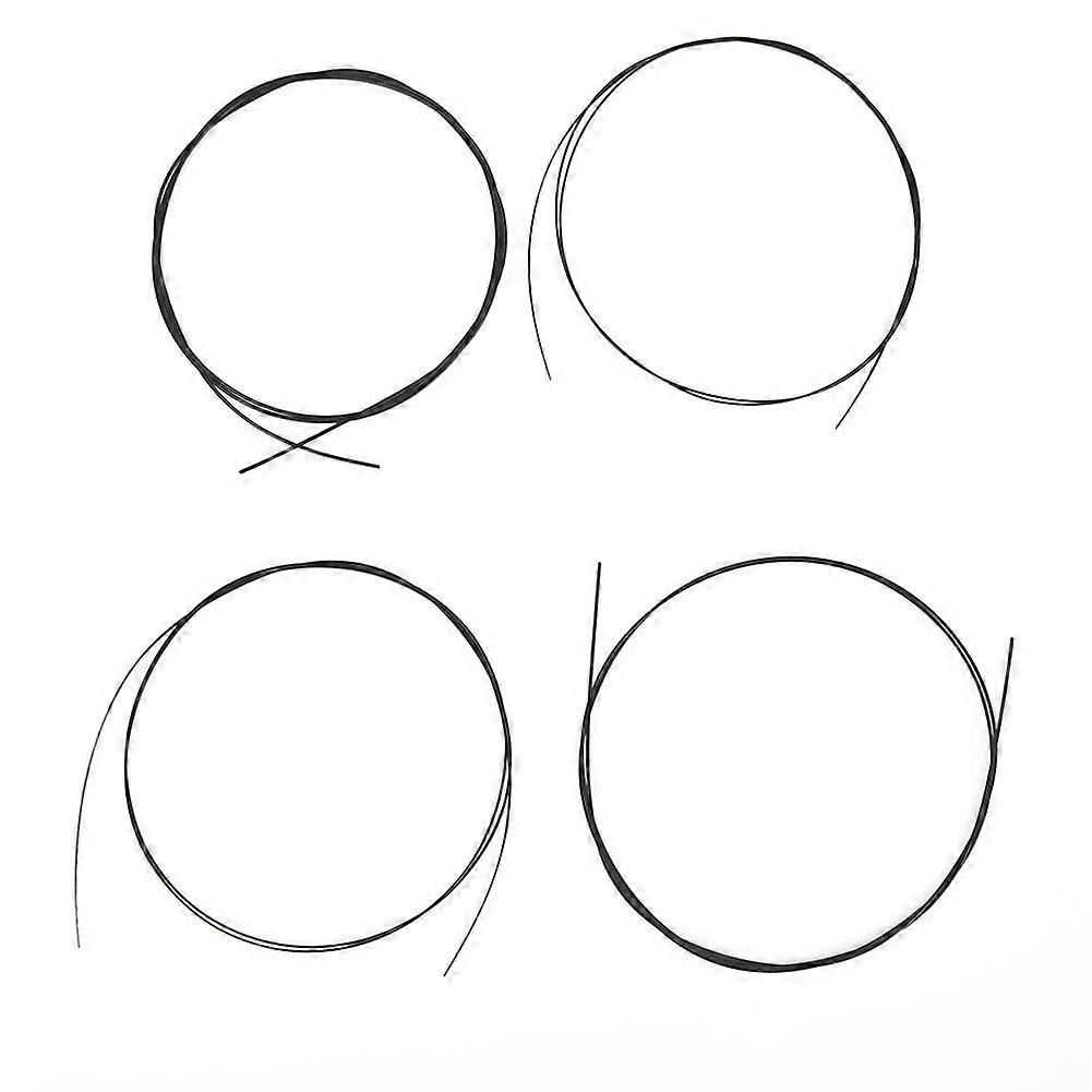 4pcs Musical Instrument Replacement Accessories Nylon Ukulele Guitar Strings Set