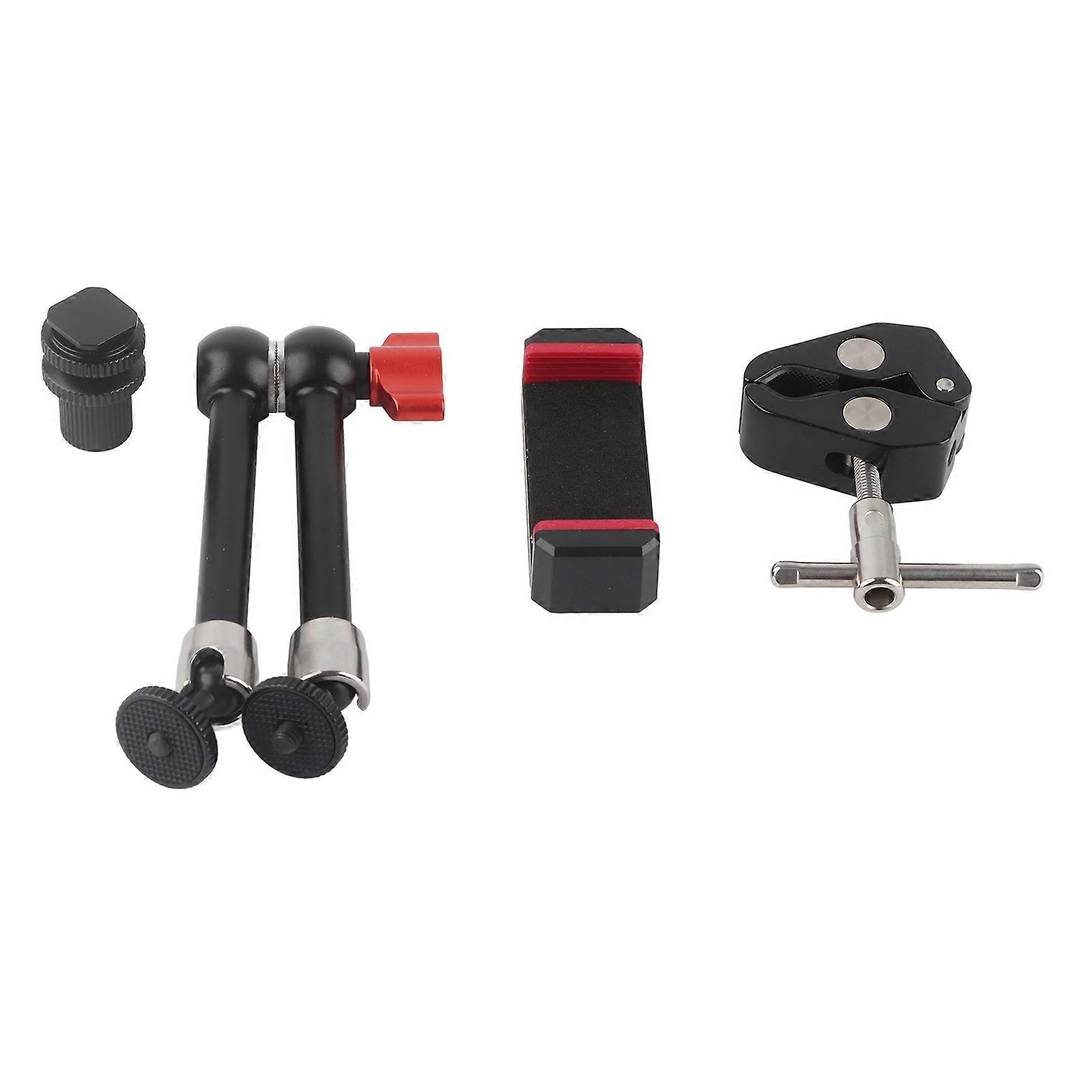 Camera Arm 11in Adjustable Articulating Friction Arm Crab Clamp Mount for Camera Flash Light Monitor