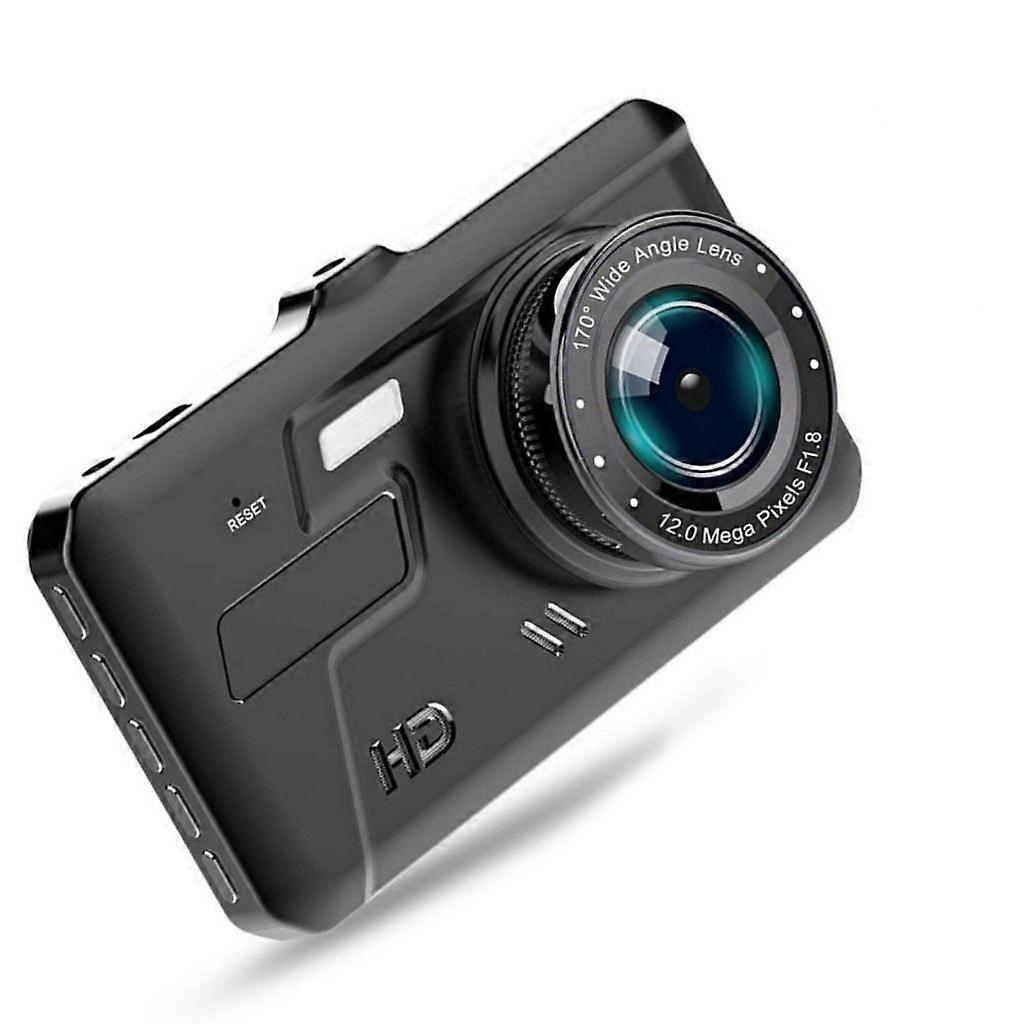 Videoregistratore da 4 pollici con rilevamento del movimento Dashcam per auto con supporto per la registrazione del ciclo