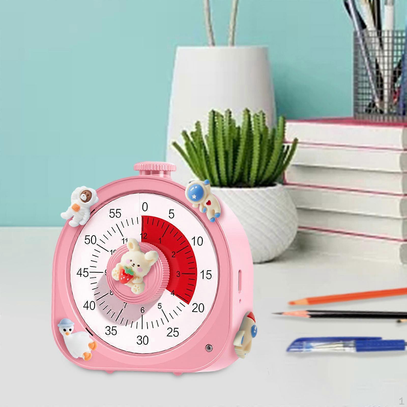 /12 H Visual Timer, Kitchen Desk Clock for Kids, Office Study Tool
