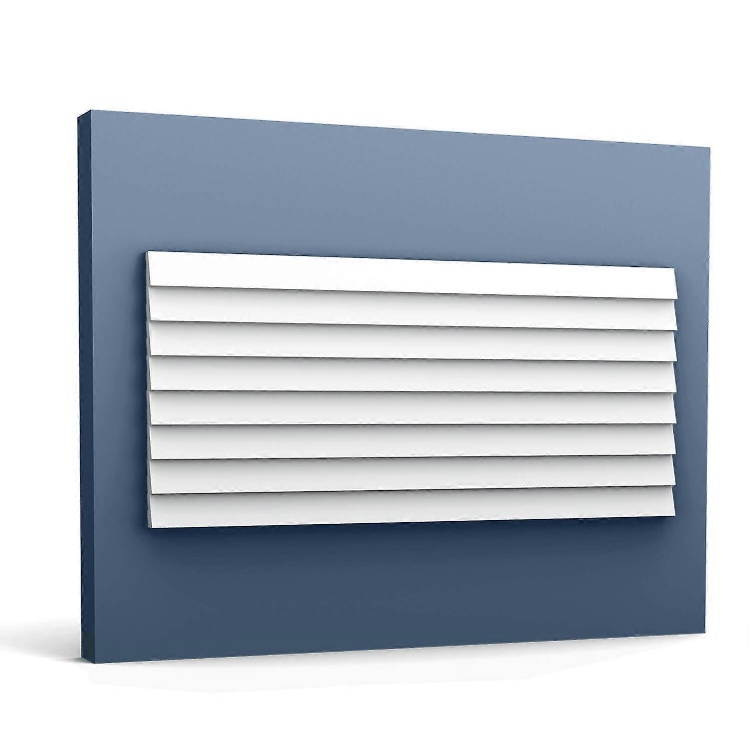 Orac Decor 1 x 3d wall panel WX204 MODERN 200 cm x 1,6 cm x 25 cm white Duropolymer® pre-primed lightweight, dimensionally stable, shockproof Only sid