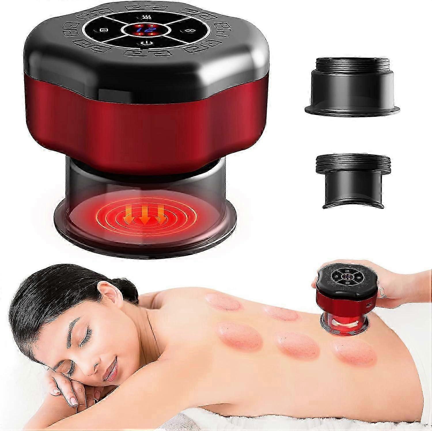 Electric Cupping Set Smart Red Light Electric Cupping Red