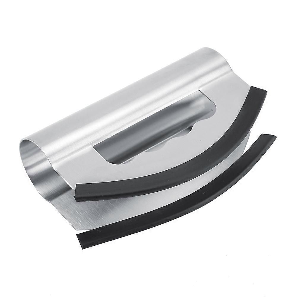 Coupe-aliments multi-usage en acier inoxydable, outil de tranchage à double lame