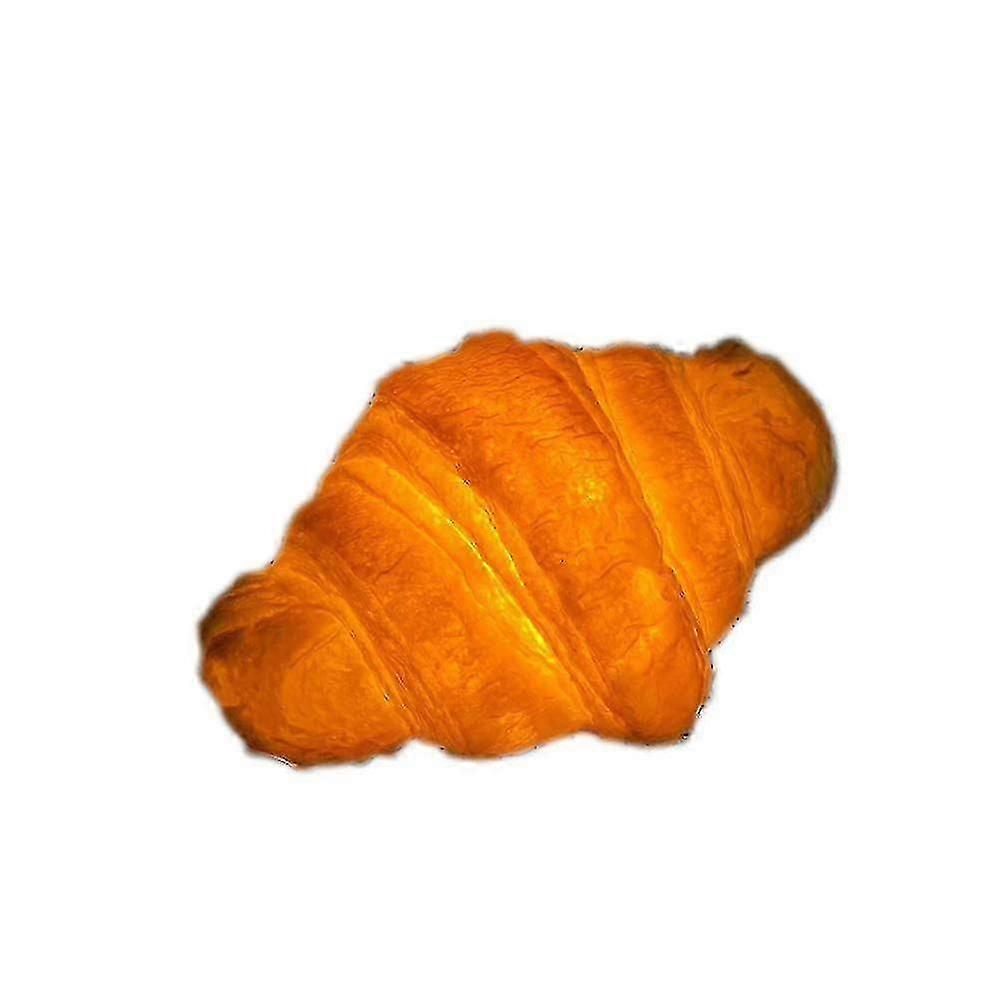 Croissant Night Light Battery Operated Bread Shape Decorative Led Lamp For E Bakery Shop Window