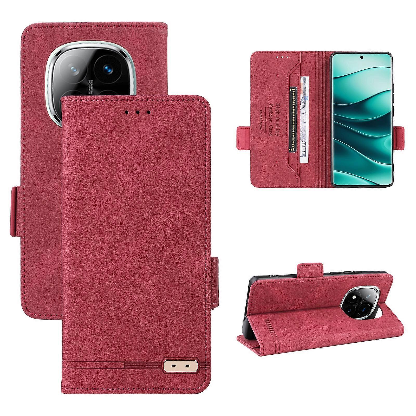 Magnetic Clasp Leather Phone Case